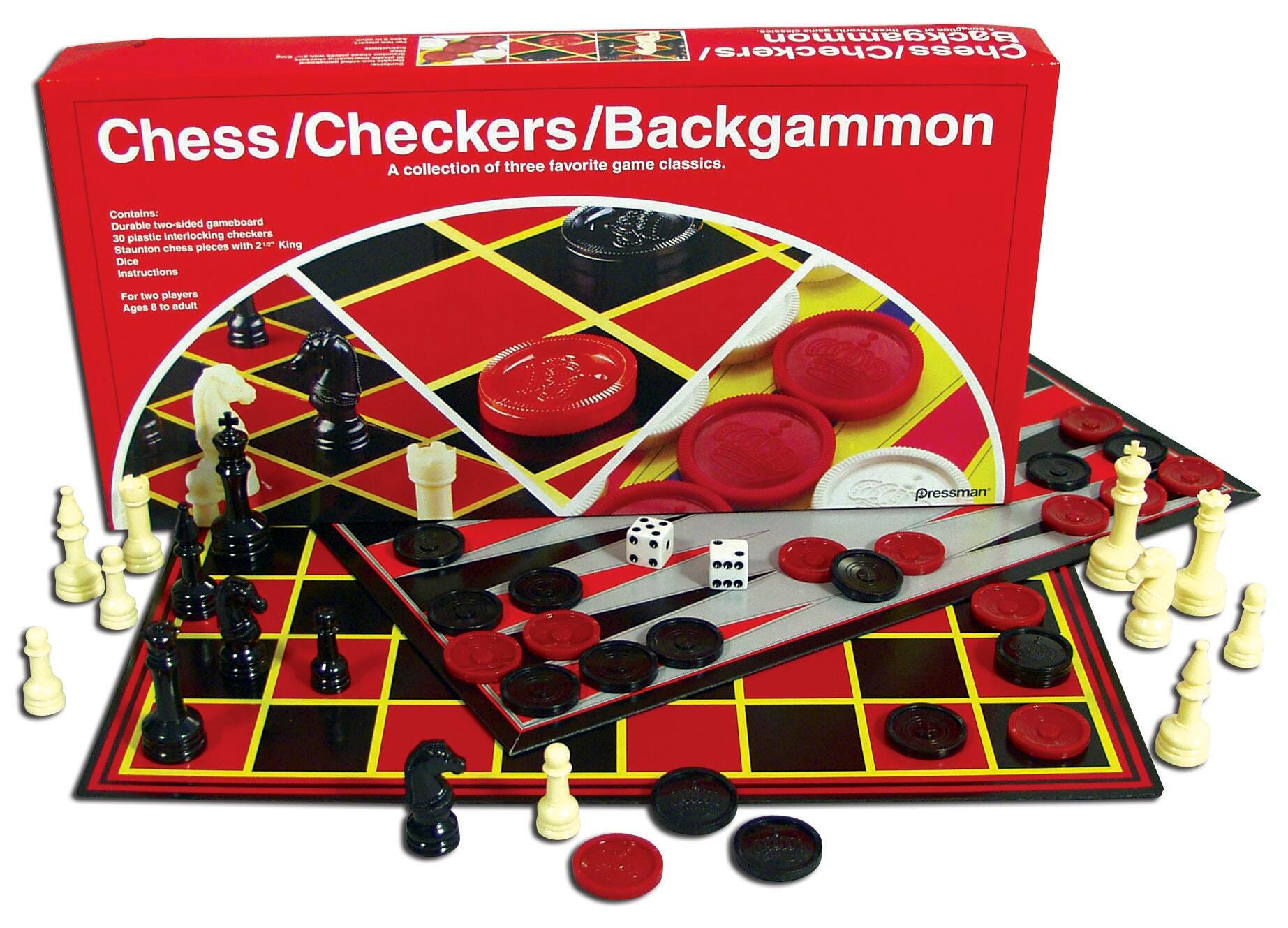 Pressman checkers board game hotsell